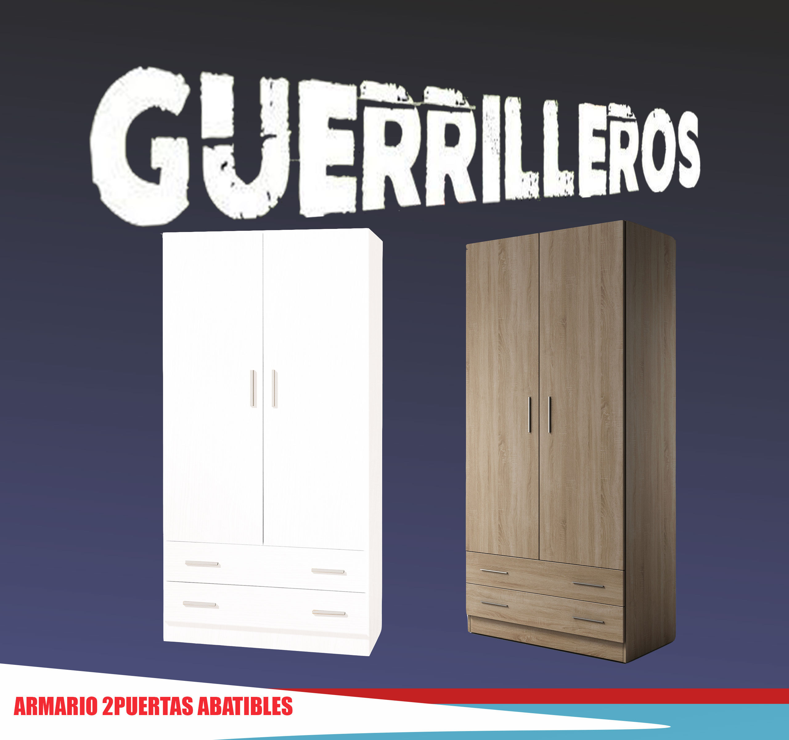 ARMARIO 2 PUERTAS GUERRILLEROS